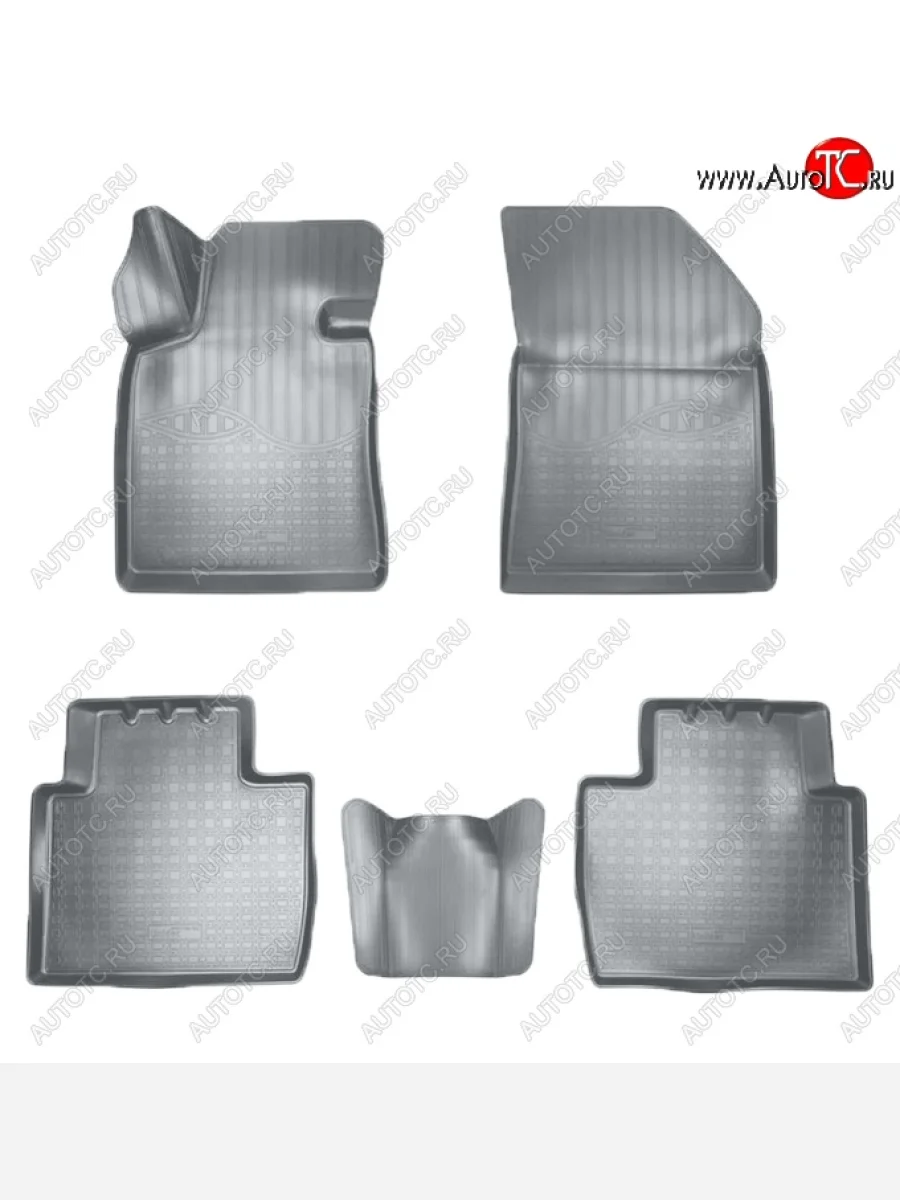 Коврики салонные Noplast (3D) Peugeot 508 2 лифтбэк (2018-2025) (Серые)  в Самаре Самарской области