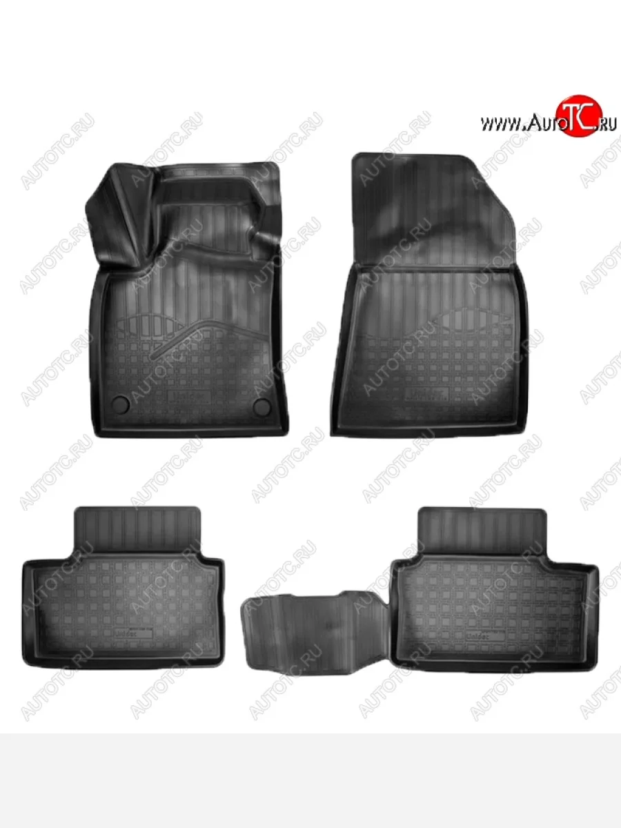 Коврики салонные для Renault Clio V 3D (2019) Renault Clio BF дорестайлинг, хэтчбэк 5.дв. (2019-2025) (Черные)  с доставкой в г. Керчь