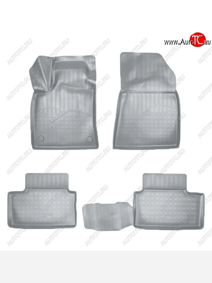 Коврики салонные Noplast (3D) Renault Clio BF дорестайлинг, хэтчбэк 5.дв. (2019-2025) (Серые)  с доставкой в г. Керчь