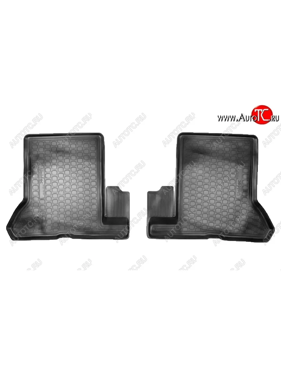 Коврики салонные Noplast (3D, 2 ряд) Renault Dokker (2012-2025) (Черные)  в Перми Пермском крае