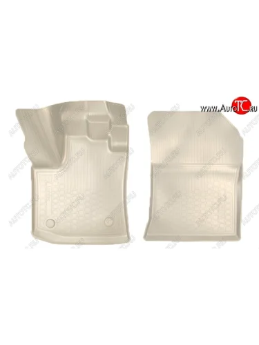 Коврики салонные Noplast (3D) (Бежевый) Renault Dokker (2012-2025)