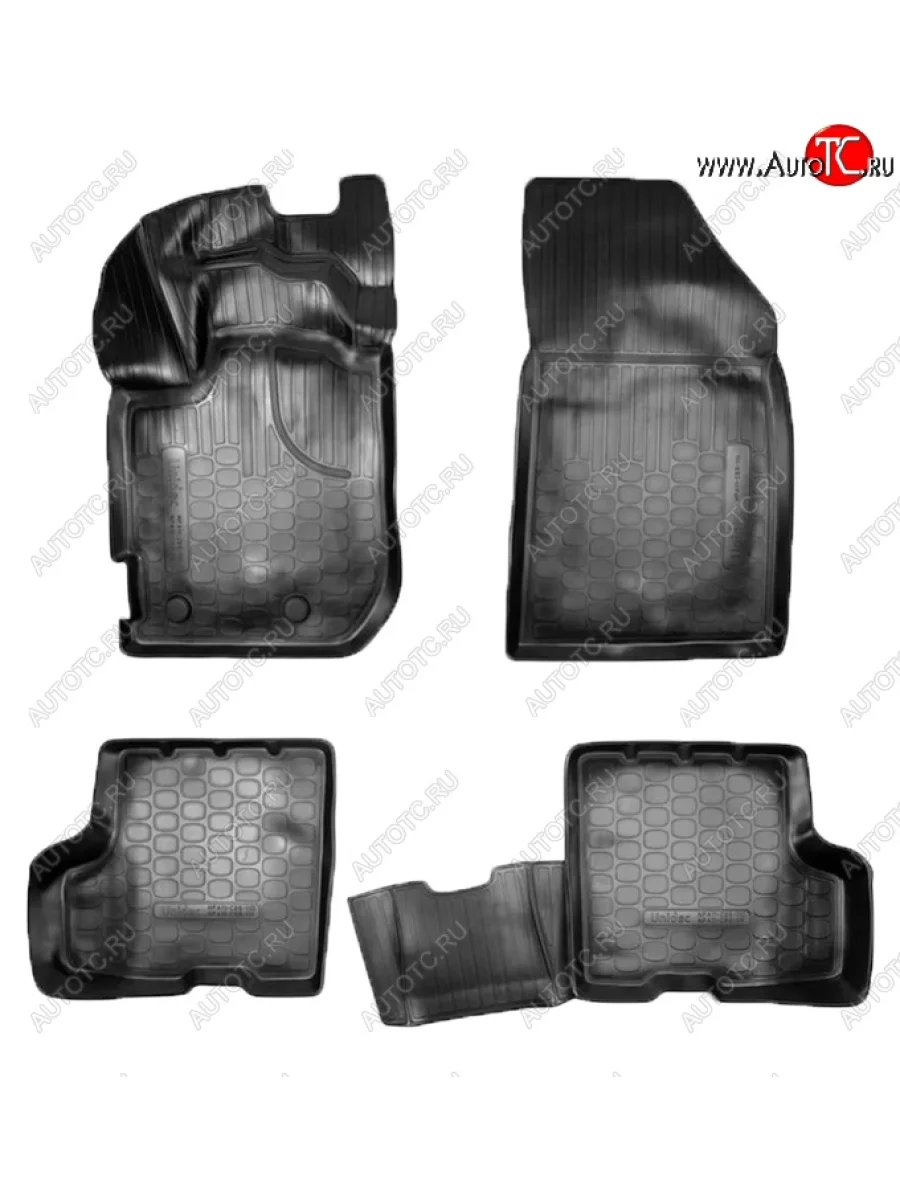 Коврики салонные Noplast (3D, без ящика под сидением) Renault Duster HM рестайлинг (2021-2024) (Черные)  в Самаре Самарской области