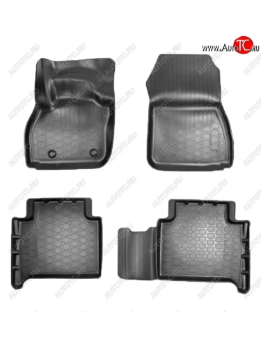 Коврики салонные Noplast (3D) (Черные) Renault ZOE рестайлинг (2019-2025)