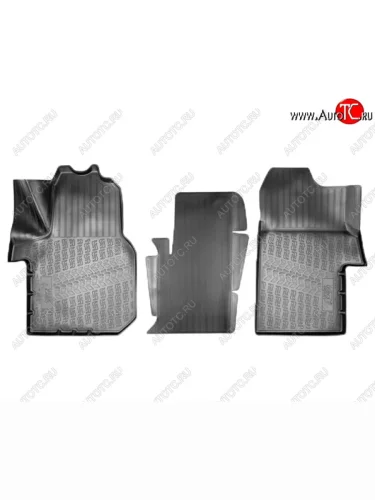 Коврики салонные Noplast (3D) (Черные) Volkswagen Crafter 2 (2017-2025)
