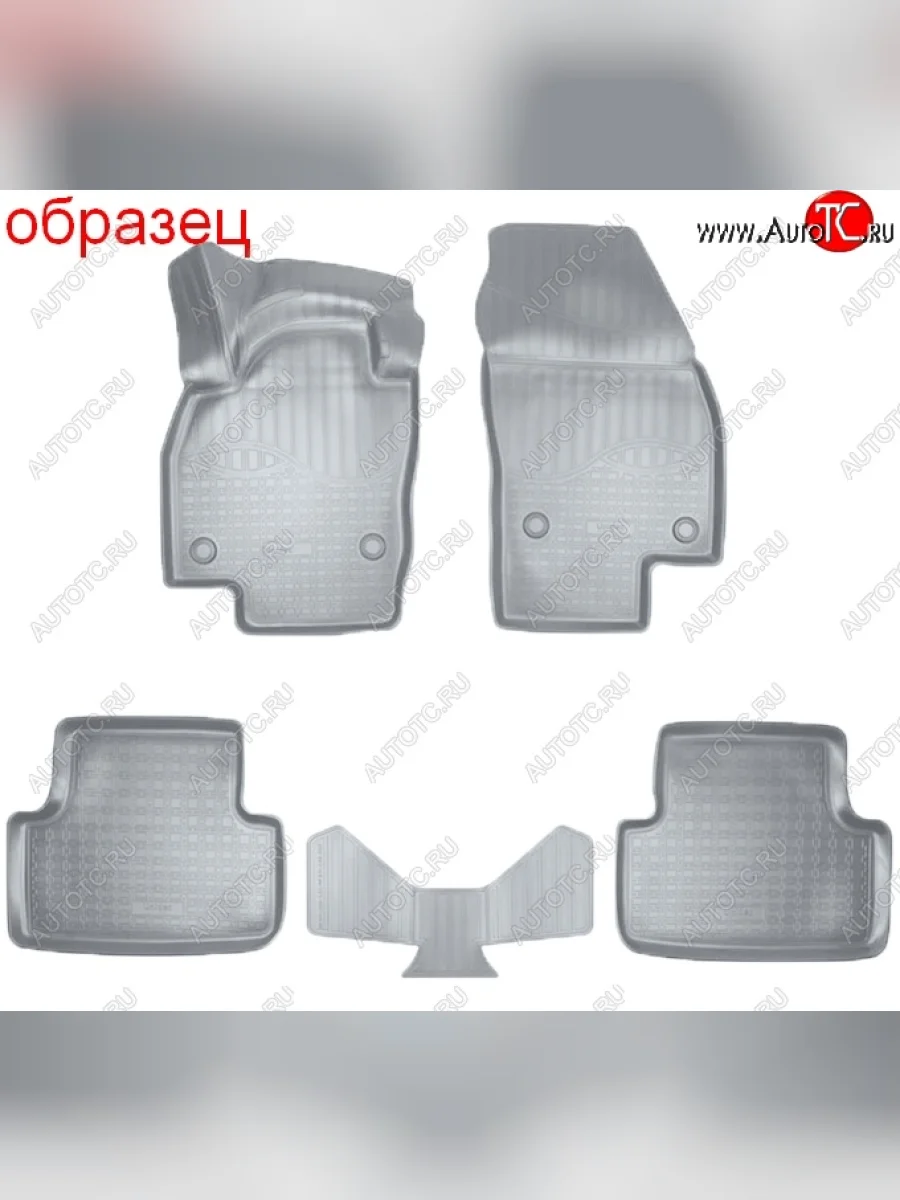 Коврики салонные Noplast (3D)  Volkswagen T-Roc (2017-2025) универсал (Серые)  в Самаре Самарской области