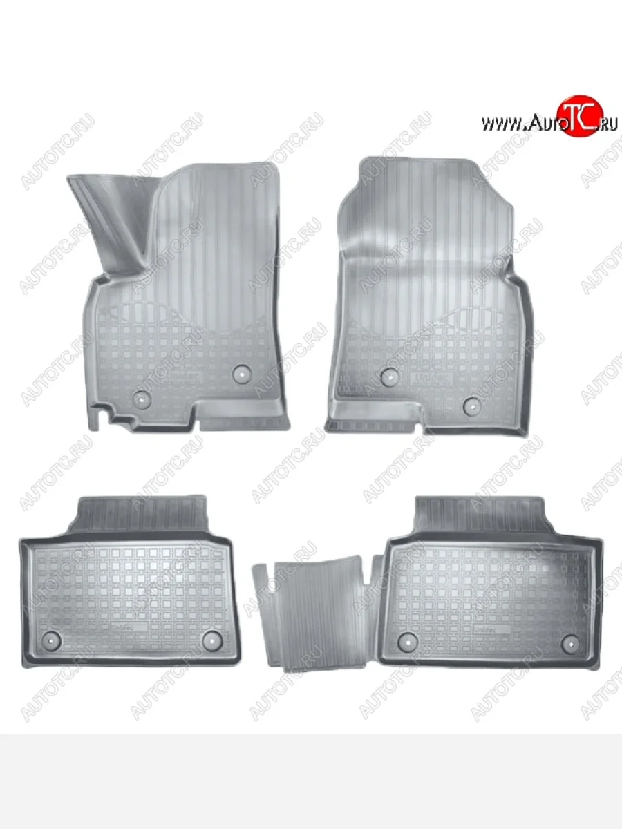 Коврики салонные Noplast (3D) Zotye Coupa B11F (2019-2021) (Серый)  в Керчи Республика Крым