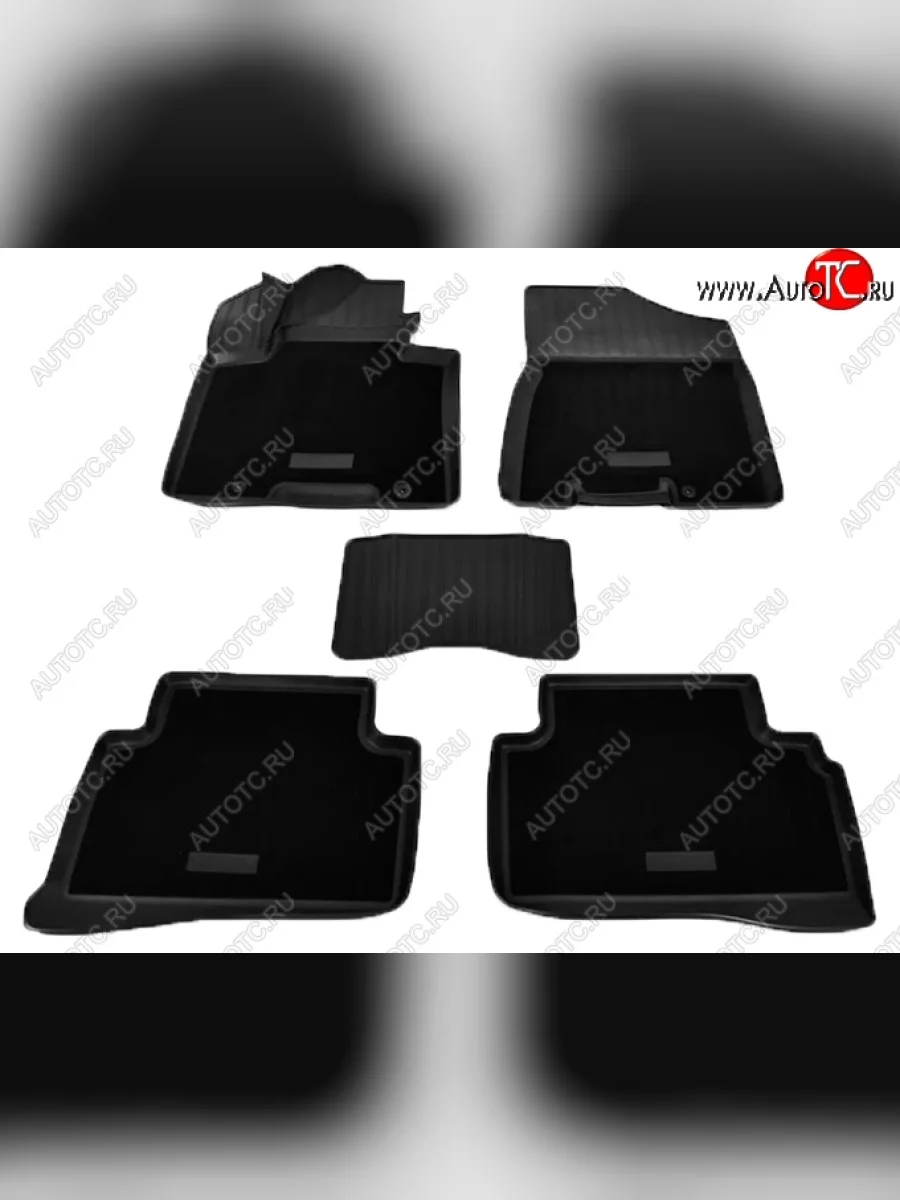 Комплект комбинированых ковриков в салон с повышенной износостойкостью Unidec (полиуретан, текстиль)  Hyundai Tucson (2018-2021) TL (Черный)  в Керчи Республика Крым