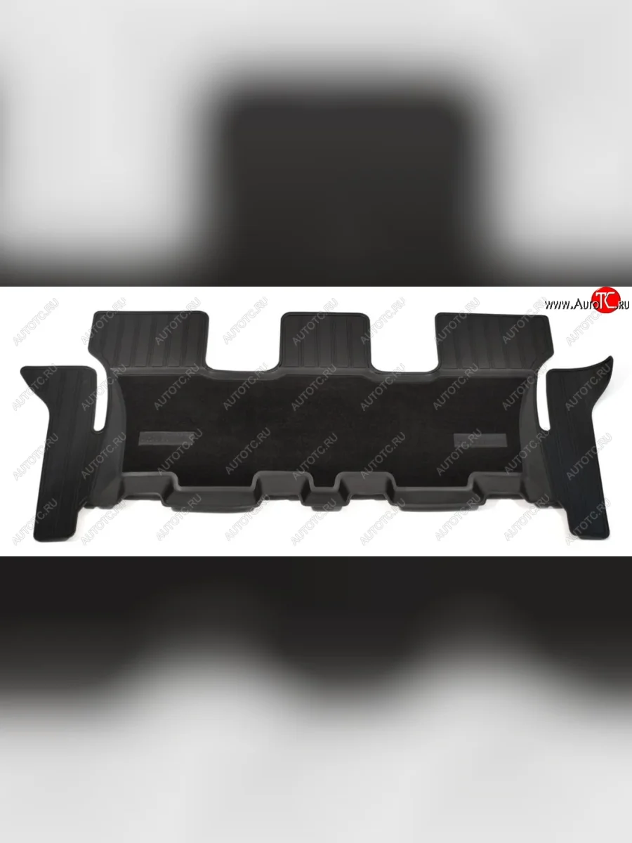 Коврик в салон комбинированый с повышенной износостойкостью Unidec (3 ряд,полиуретан, текстиль) KIA Sorento UM/Prime рестайлинг (2018-2020) (Черный)  в Керчи Республика Крым