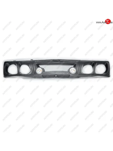 Маска (облицовка) радиатора Autodemic V2 (с противотуманными фарами) (Текстурная поверхность) Лада ВАЗ 2106 (1975-2005)