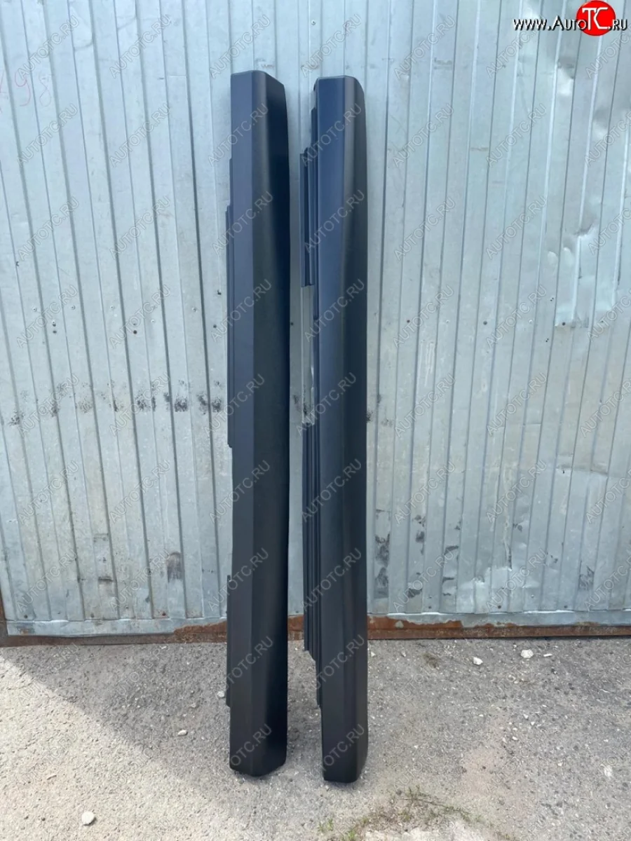 Пороги накладки Autodemic Daewoo Nexia рестайлинг (2008-2015) (Текстурная поверхность)  в Керчи Республика Крым