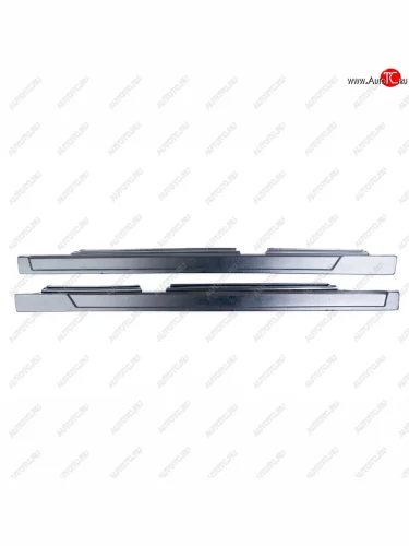 Пороги накладки Autodemic Квадрат (Текстурная поверхность) Лада ВАЗ 2101 - 2107