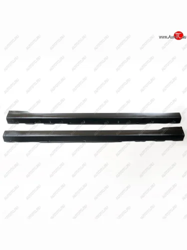 Пороги накладки Autodemic (Текстурная поверхность) Лада ВАЗ Ларгус (2012-2025) дорестайлинг R90, рестайлинг R90