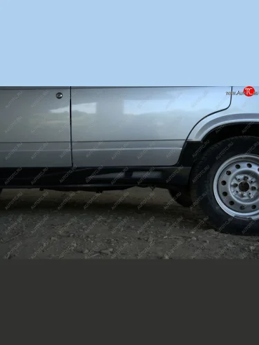 Пороги накладки Autodemic Полуарка с сеткой (Текстурная поверхность) Лада ВАЗ 2101 - 2107