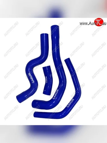 Патрубки радиатора (8 кл. с кондиционером силикон) CARUM (комплект 4 шт.) Лада ВАЗ Ларгус рестайлинг R90 (2021-2025)