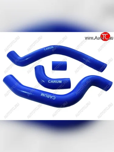Патрубки радиатора (инжектор силикон) CARUM (комплект 4 шт.) Лада ВАЗ 2110 - 2112