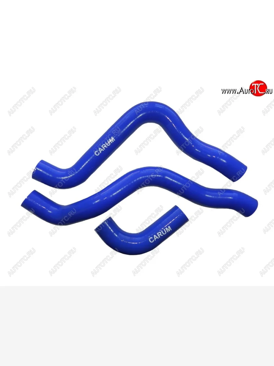 Патрубки радиатора (16 кл. без конд. силикон)CARUM Лада ВАЗ Приора 2172 хэтчбек дорестайлинг (2008-2014) (комплект 3 шт.)  с доставкой в г. Керчь