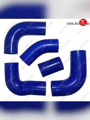 Патрубки радиатора (ЗМЗ-406 силикон) CARUM (комплект 5 шт.) ГАЗ Баргузин  2217 автобус - Соболь ( 2217 автобус,  2752,  2310)