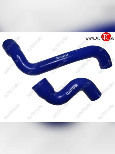 Патрубки радиатора (ЯМЗ-5344-20 силикон) CARUM (комплект 2 шт.) ГАЗ ГАЗель Next ( A21,A22, С41, С42,  A21,A22, С41, С42, Фермер) (2013-2025)  шасси,  шасси со сдвоенной 