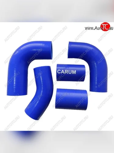 Патрубки радиатора (4215 100 л.с. силикон) CARUM (комплект 5 шт.) Уаз 469 (1972-2011)
