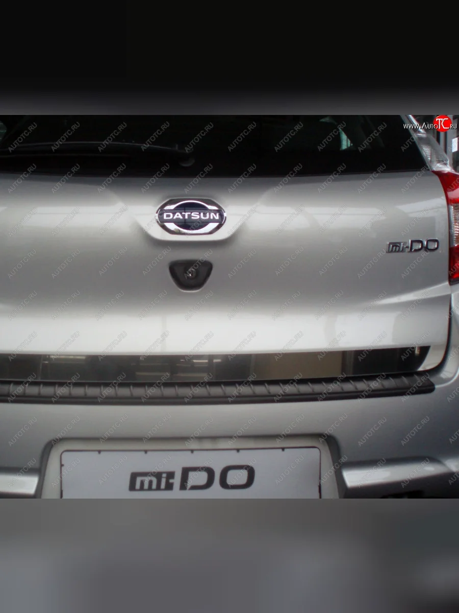 Защитная накладка заднего бампера АртФорм Datsun mi-DO хэтчбэк (2014-2021)  в Перми Пермском крае