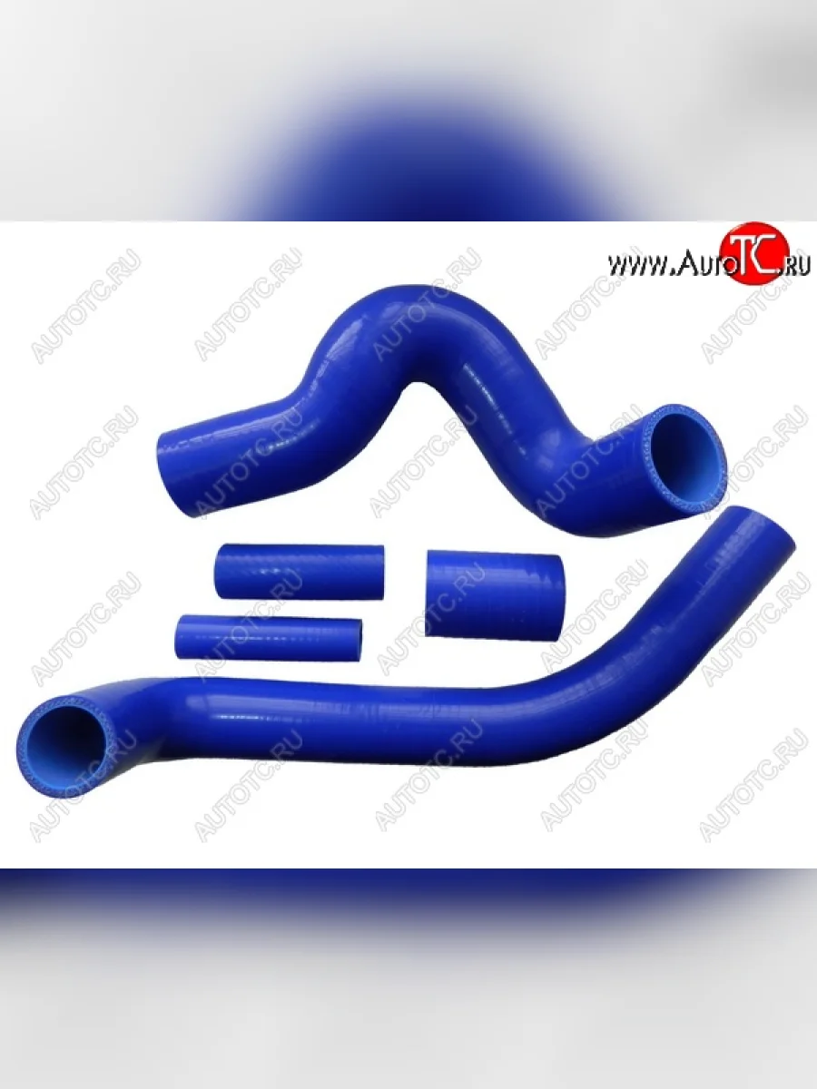 Патрубки радиатора (ЗМЗ409 Е-3 силикон) CARUM Уаз Патриот Спорт (2012-2013) (комплект 5 шт.)  с доставкой в г. Керчь