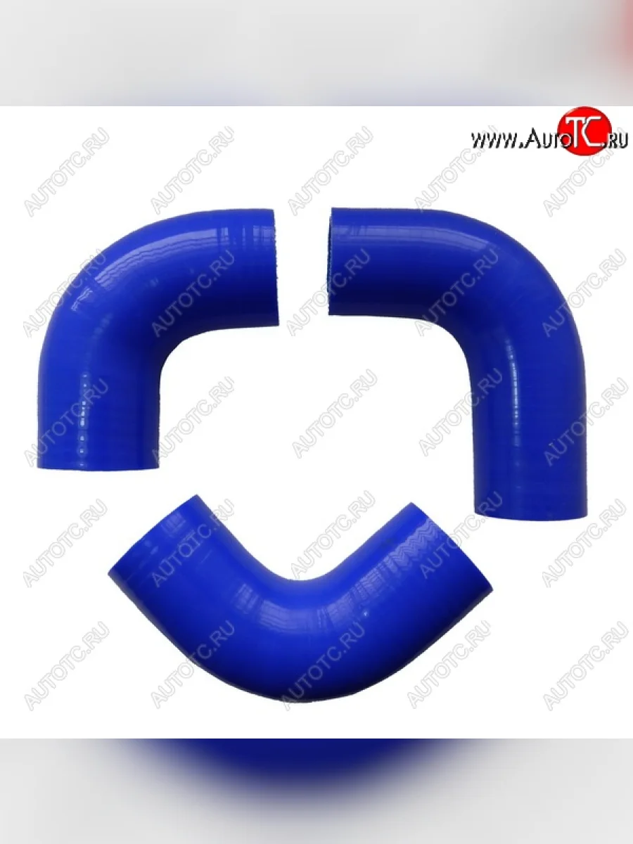 Патрубки радиатора (417 90 л. с. силикон) CARUM Уаз Буханка 452 2206 микроавтобус (1965-2025) (комплект 3 шт.)  в Перми Пермском крае