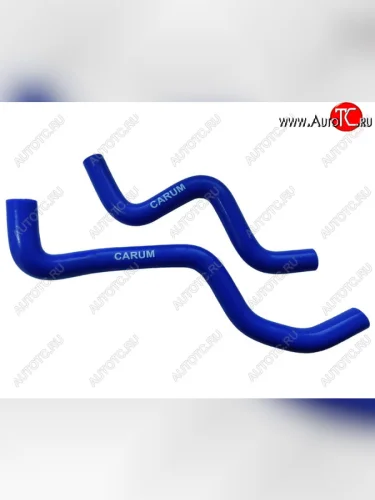 Патрубки радиатора печки (отв/подвод силикон) CARUM (комплект 2 шт.) ГАЗ ГАЗель  2705,Бизнес (2010-2025) 2-ой рестайлинг цельнометаллический фургон