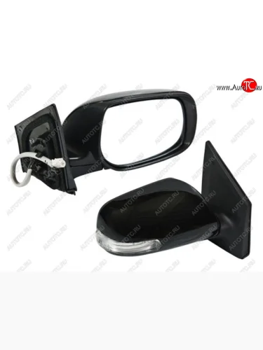 Правое боковое зеркало заднего вида SAILING (электрическое, автоскладывание, регулировка, обогрев, указатель поворота) Toyota Corolla  E150 (2009-2013) седан рестайлинг