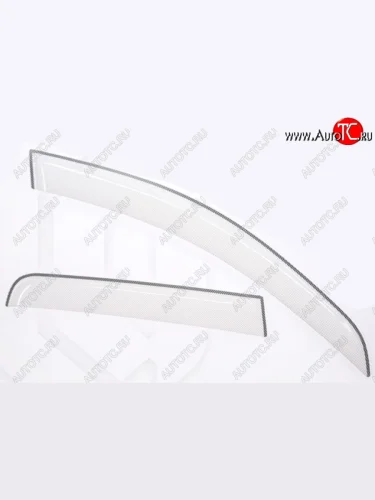 Дефлектора окон CA-Plastiс (Шелкография белая) Mitsubishi Outlander  CU (2003-2009)