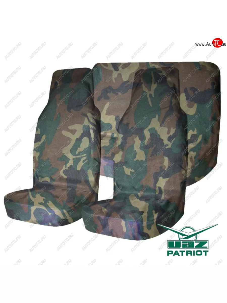Комплект грязезащитных чехлов сиденья Tplus Уаз Патриот 3163 5 дв. 2-ой рестайлинг (2017-2025)  в Керчи Республика Крым
