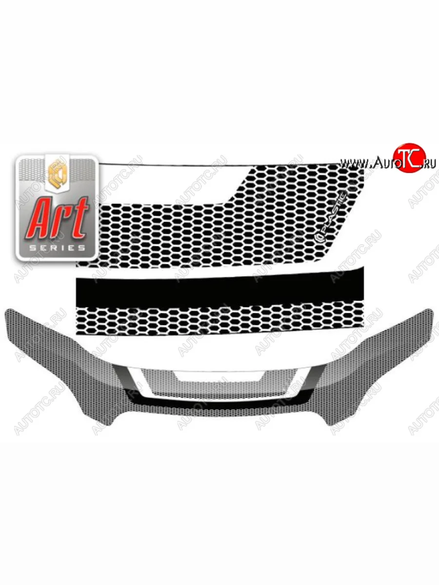 Дефлектор капота CA-Plastiс Subaru Legacy BL/B13 дорестайлинг седан (2003-2006) (Серия Art серебро)  в Керчи Республика Крым