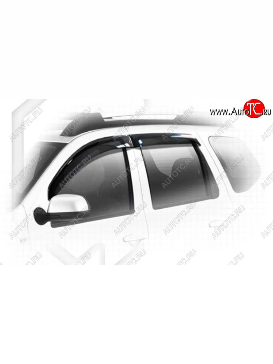 Дефлектора окон CA-Plastiс Nissan Terrano D10 рестайлинг (2016-2022) (Classic полупрозрачный)  в Керчи Республика Крым