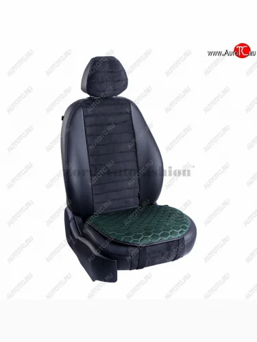 Подушка для сиденья универсальная Lord Autofashion Комфорт+ (велюр) (Зелёный) 