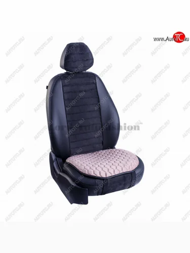 Подушка для сиденья универсальная Lord Autofashion Комфорт+ (велюр) (Розовый) 