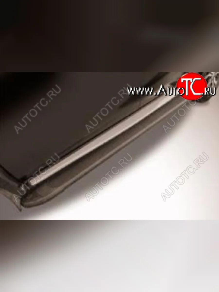 Алюминиевые порожки для ног Slitkoff Nissan Terrano D10 рестайлинг (2016-2022) (❞Optima Black❝)  в Перми Пермском крае