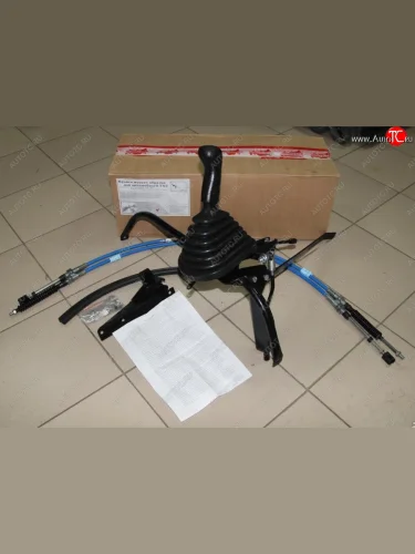 Кулиса (джойстик) КПП тросовая РИФ (лифт 50-100 мм) Уаз Буханка  452 (1965-2025) 2206 микроавтобус, 3303 бортовой грузовик, 3741 цельнометаллический фургон, 39094 (Фермер) бортовой грузовик