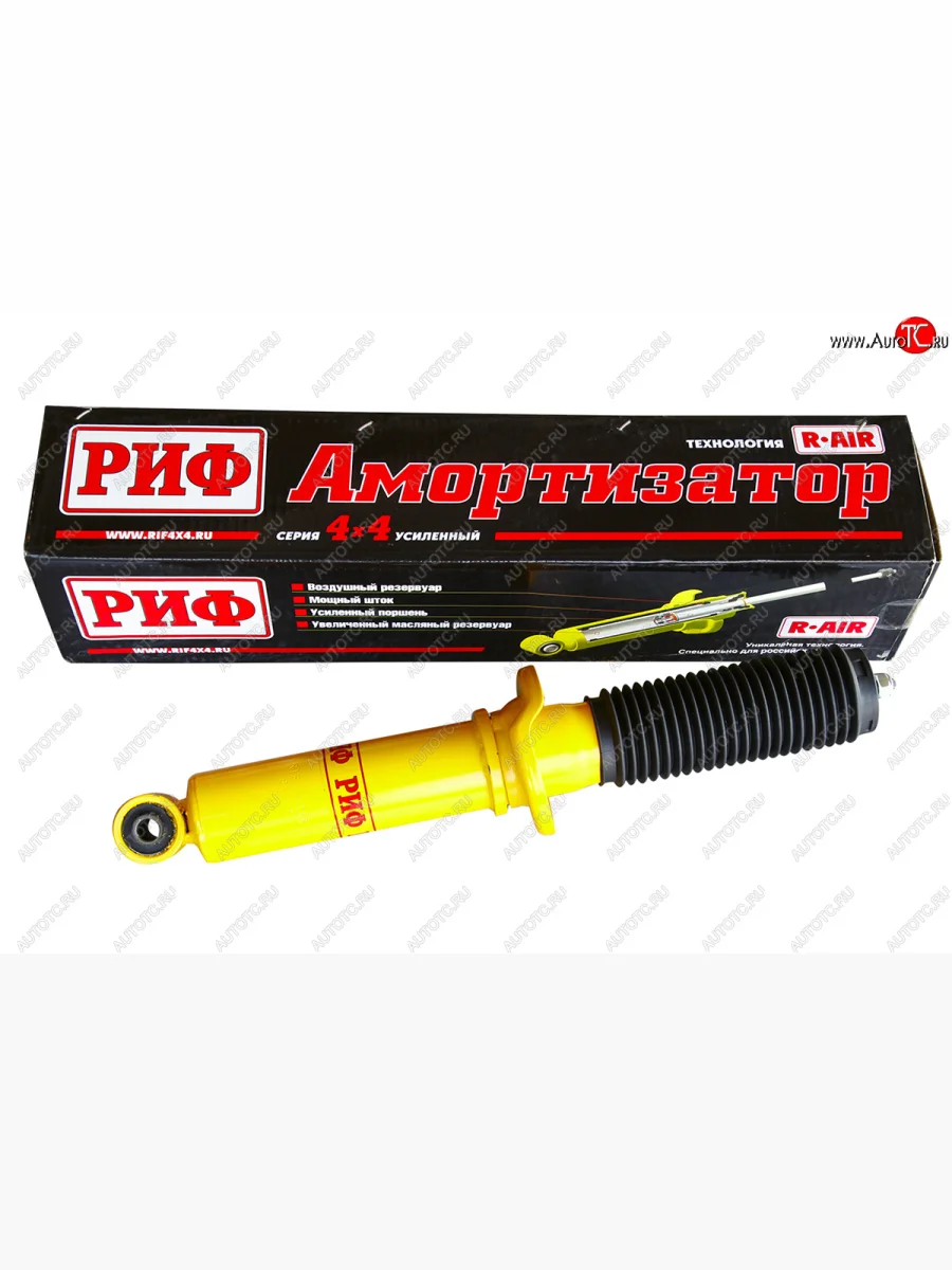 Амортизатор передний (лифт 40 мм, масляный) РИФ  Mitsubishi Pajero (1999-2015) 3 V70, 4 V90, 4 V80  с доставкой в г. Керчь