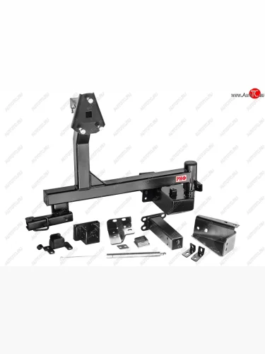 Калитка на штатный задний бампер РИФ Уаз Патриот 3163 5 дв. дорестайлинг (2005-2013)