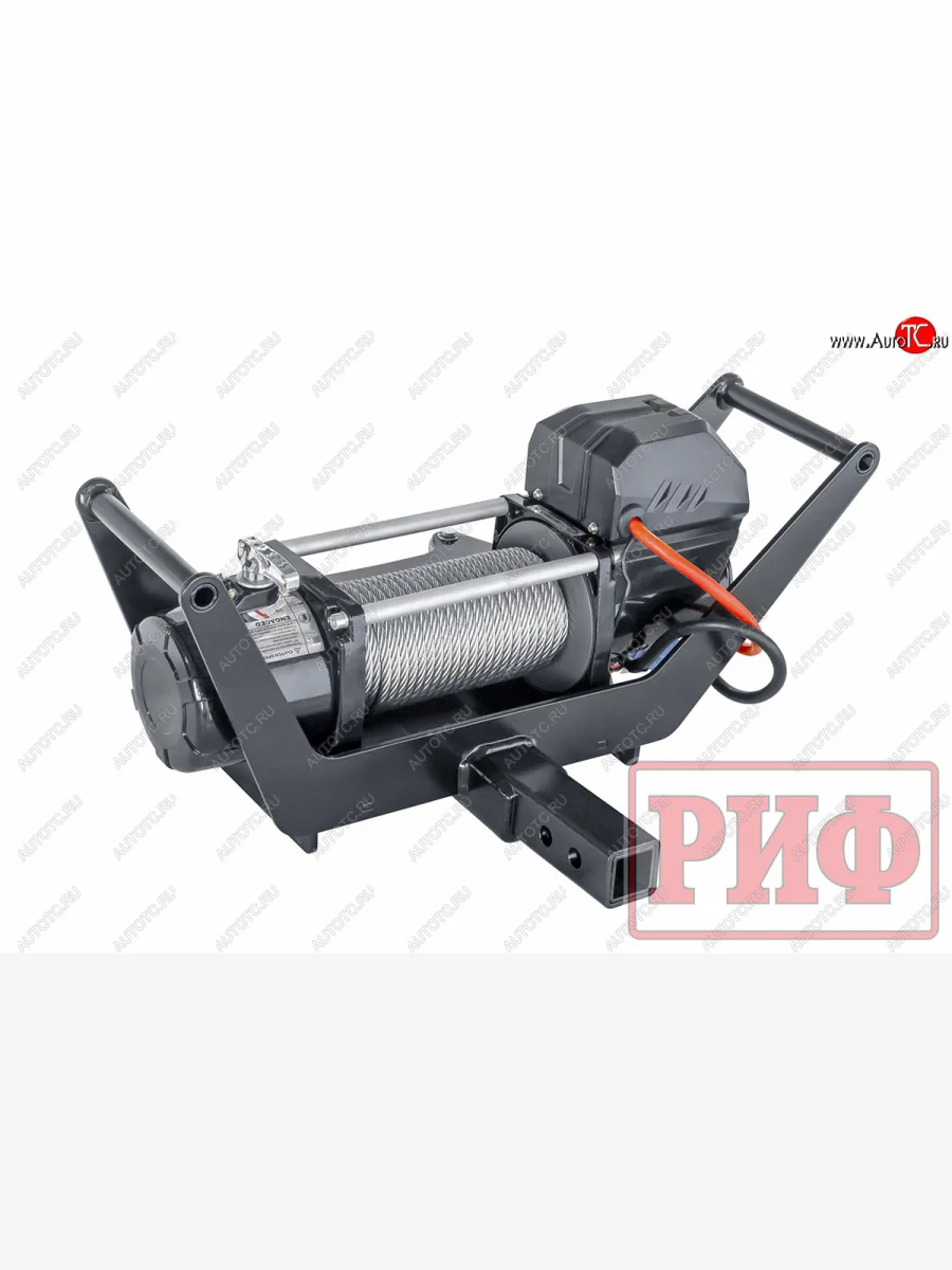 Лебёдка переносная РИФ 9000 (стальной трос) MG One (2021-2025) (c площадкой в квадрат для фаркопа)