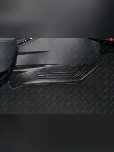Накладки на ковролин Petroil Tuning (Тоннельные) Renault Kaptur (2016-2022) дорестайлинг, рестайлинг