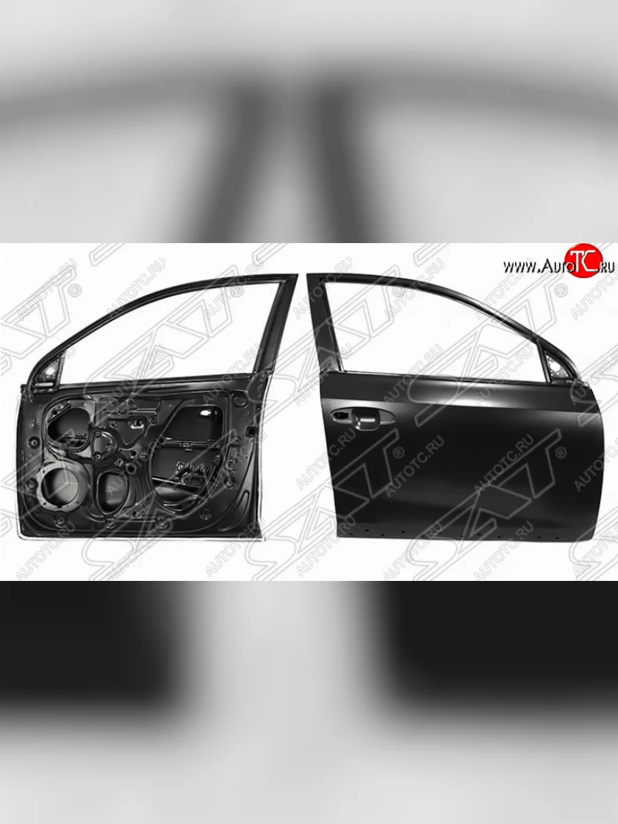 Правая дверь передняя SAT KIA Rio X-line (2017-2021) (Неокрашенная)  в Самаре Самарской области