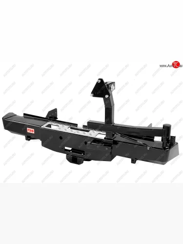 Бампер задний силовой РИФ (С площадкой под лебёдку, квадратом под фаркоп и калиткой) Mitsubishi L200 5 KK,KL дорестайлинг (2015-2019)