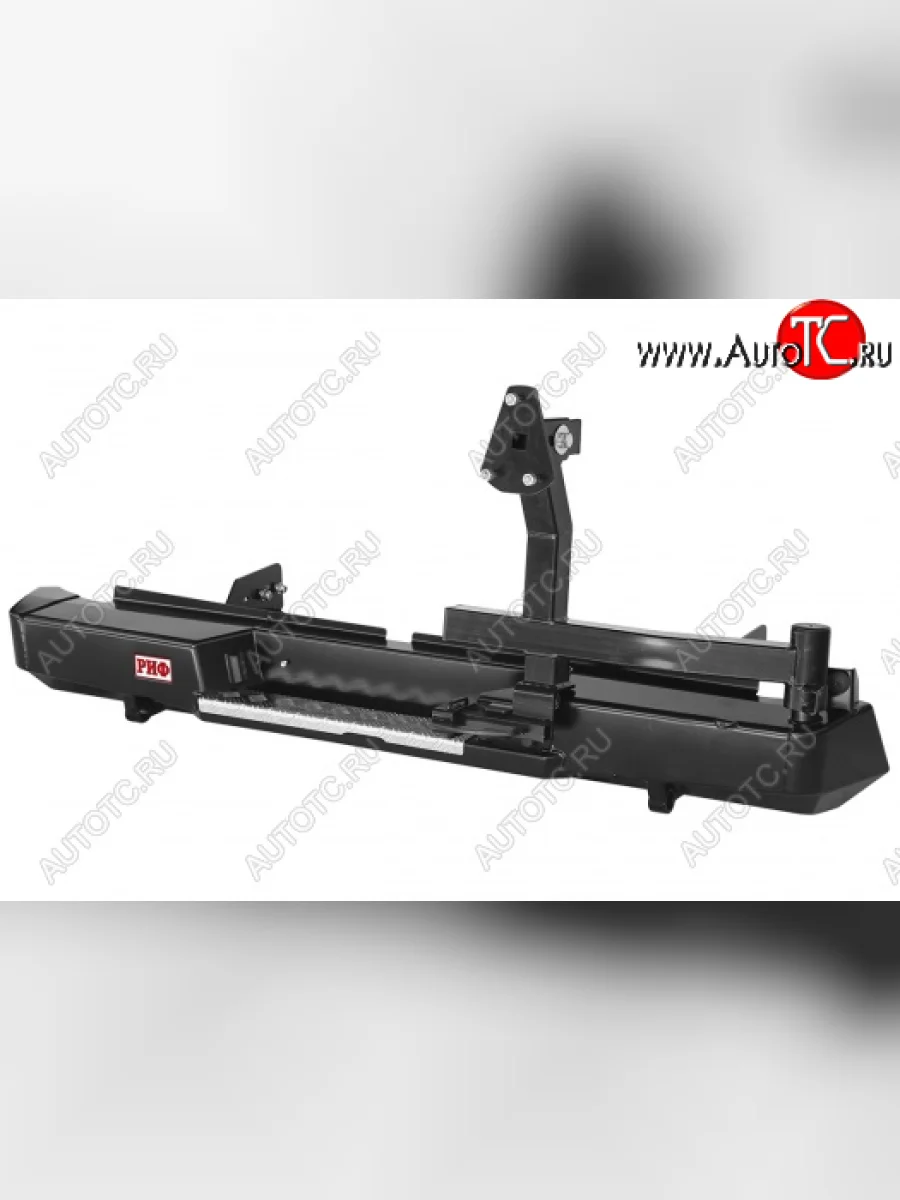 Бампер задний силовой РИФ Mitsubishi L200 5 KK,KL дорестайлинг (2015-2019) (С калиткой, без фаркопа)  в Керчи Республика Крым