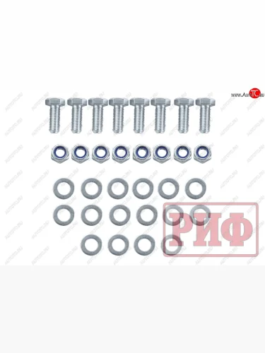 Бампер задний силовой РИФ (С квадратом под фаркоп) Toyota Hilux  N80, N90, N100, N110 (1988-1998) дорестайлинг, 1-ый рестайлинг, 2-ой рестайлинг
