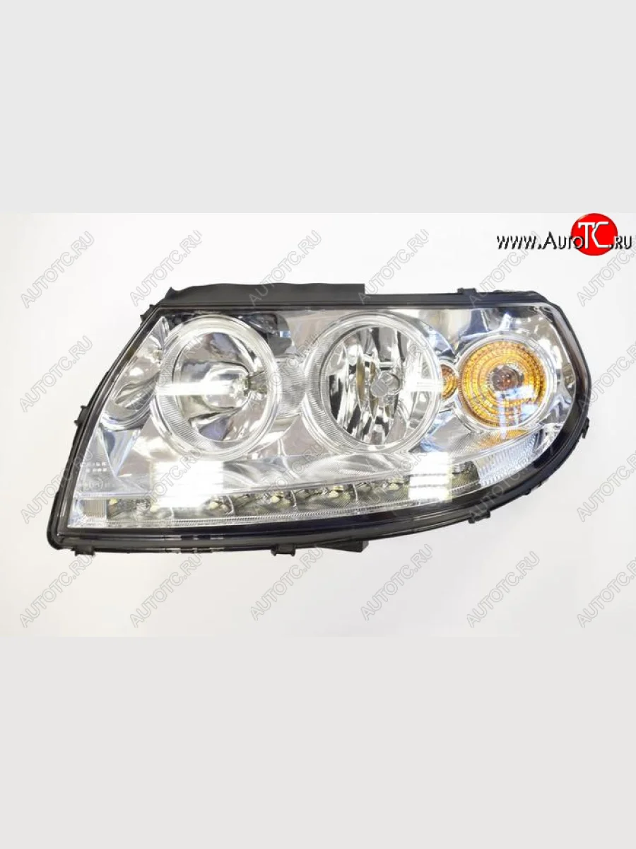 Левая фара с LEDДХО РФ Уаз Патриот 23632 дорестайлинг пикап (2008-2014)  в Керчи Республика Крым