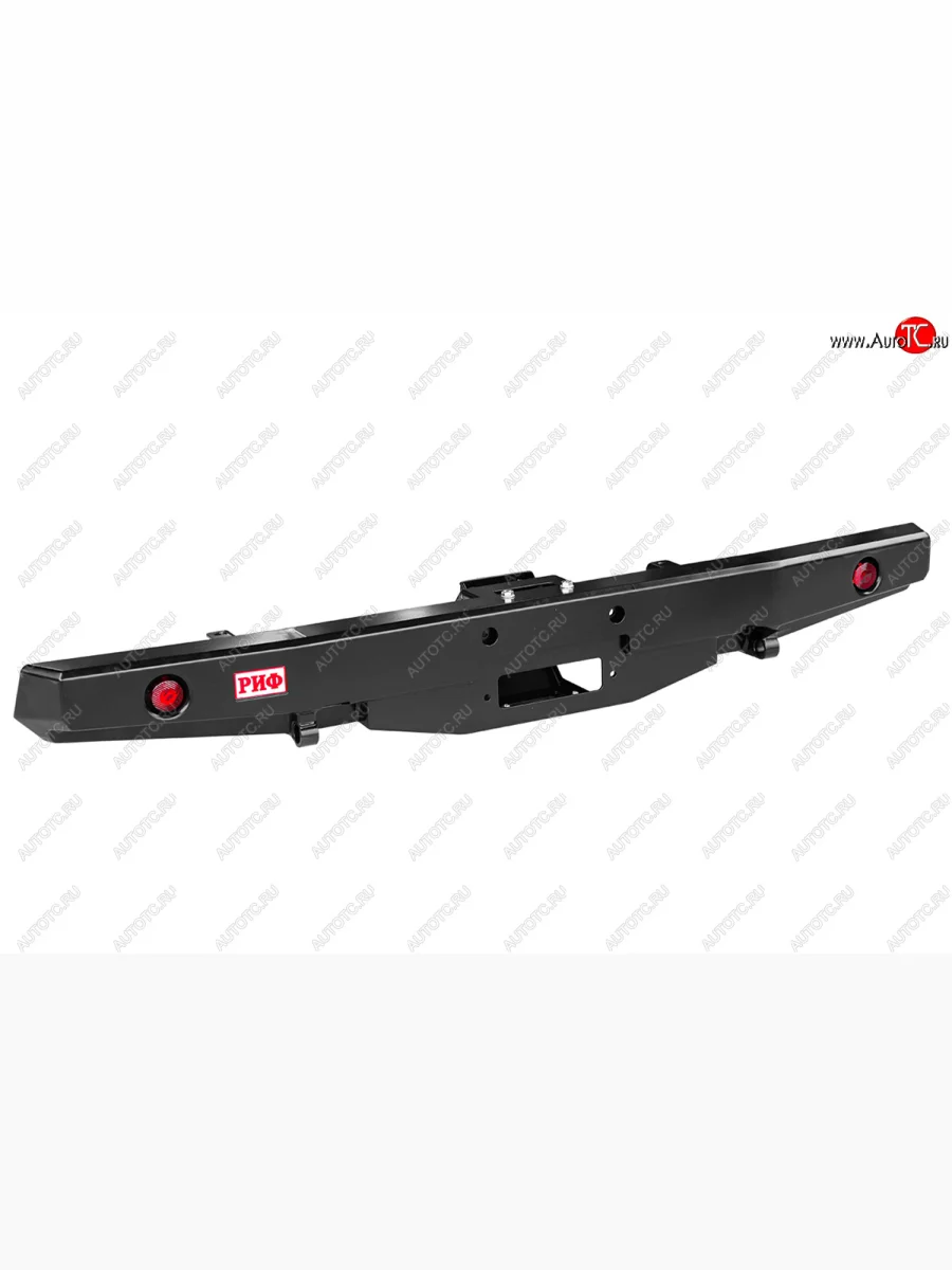 Бампер задний силовой (лифт 65 мм) РИФ  Уаз Буханка (1965-2025) 452 (С площадкой под лебедку и фонарями)  в Воронеже Воронежской области