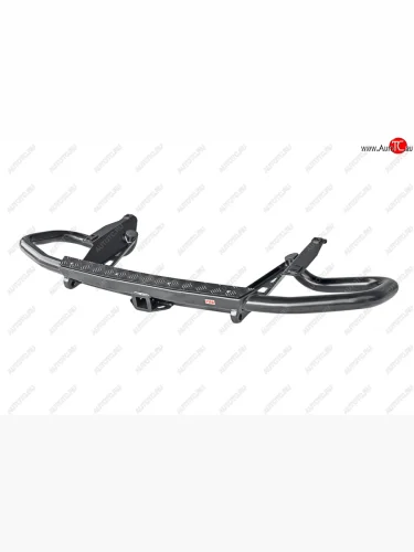 Бампер задний силовой РИФ (С квадратом под фаркоп) Toyota Land Cruiser Prado J150 1-ый рестайлинг (2013-2017)