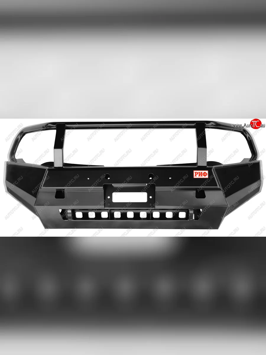 Бампер передний силовой РИФ Mitsubishi L200 5 KK,KL дорестайлинг (2015-2019) (С защитной дугой и защитой бачка омывателя)  в Керчи Республика Крым