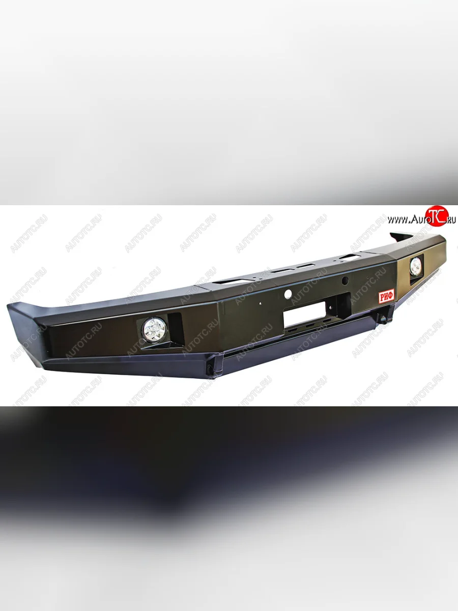 Бампер передний силовой РИФ  Toyota Land Cruiser (1989-1997) 80 (С дополнительными фарами без защитной дуги)  в Воронеже Воронежской области