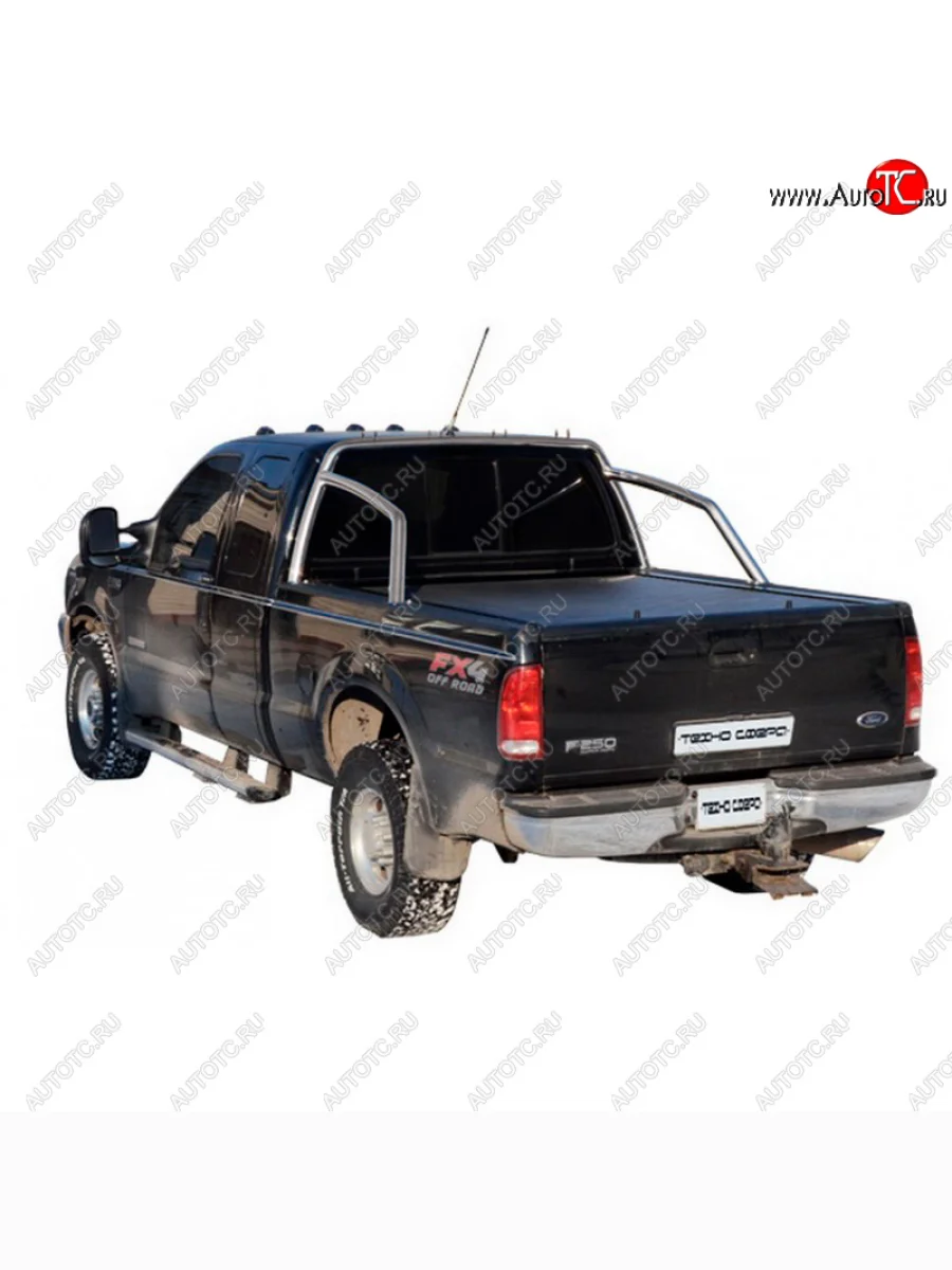 Защитная дуга багажника ТехноСфера (Техно Сфера) (Ø63,5 мм) Ford F-250 (1998-2007) (Нержавейка)  в Воронеже Воронежской области